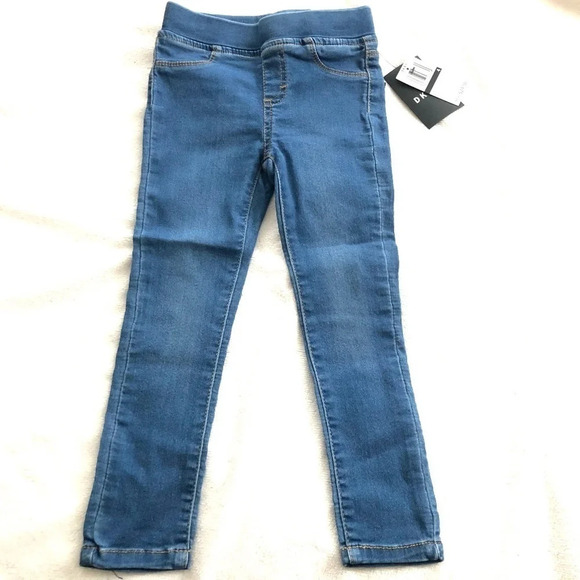 DKNY | Girls' Pull on Blue Leggings Size 4 - Picture 1 of 3
